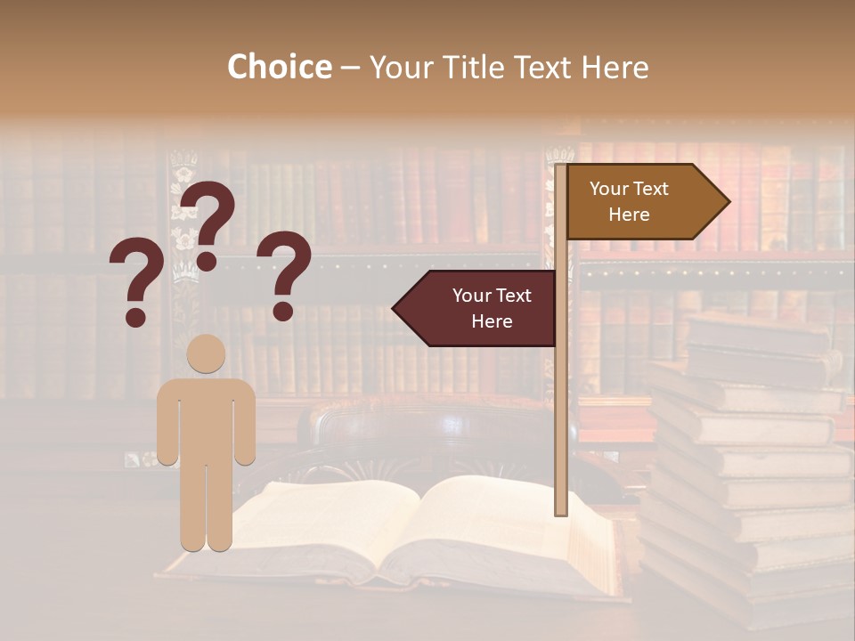 Law Lampshade Table PowerPoint Template