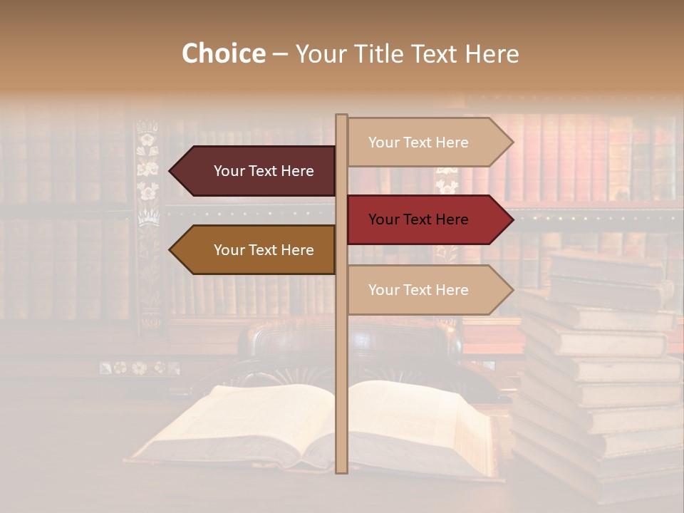 Law Lampshade Table PowerPoint Template