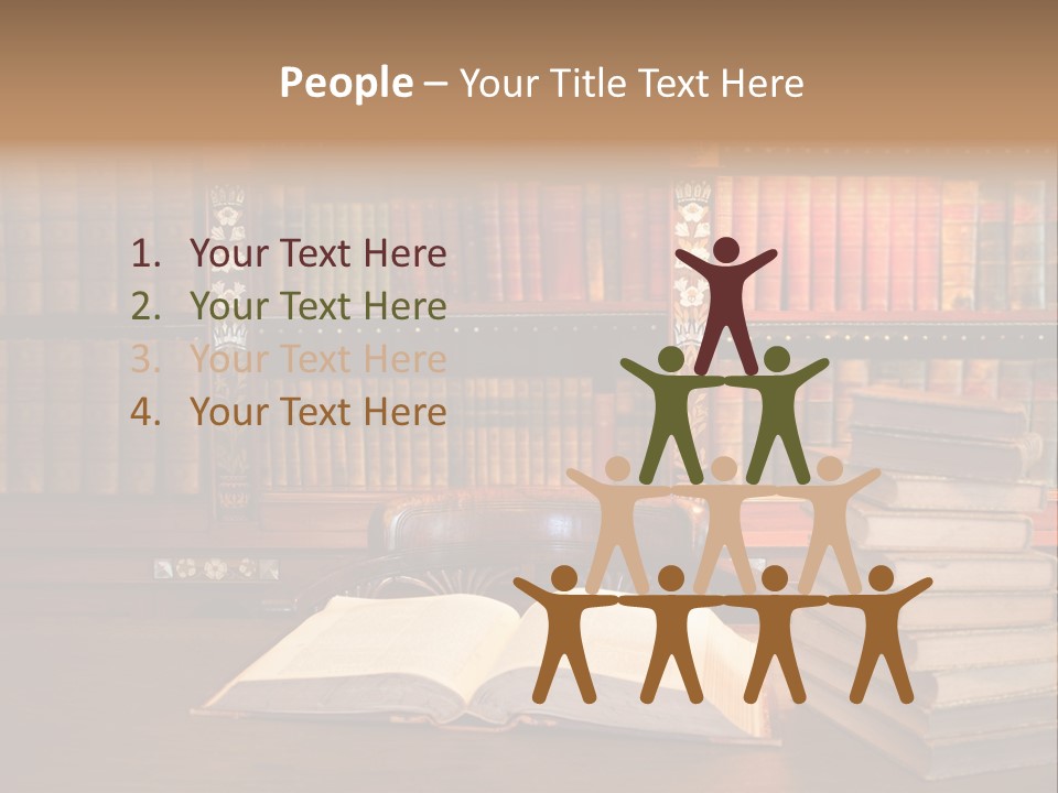 Law Lampshade Table PowerPoint Template