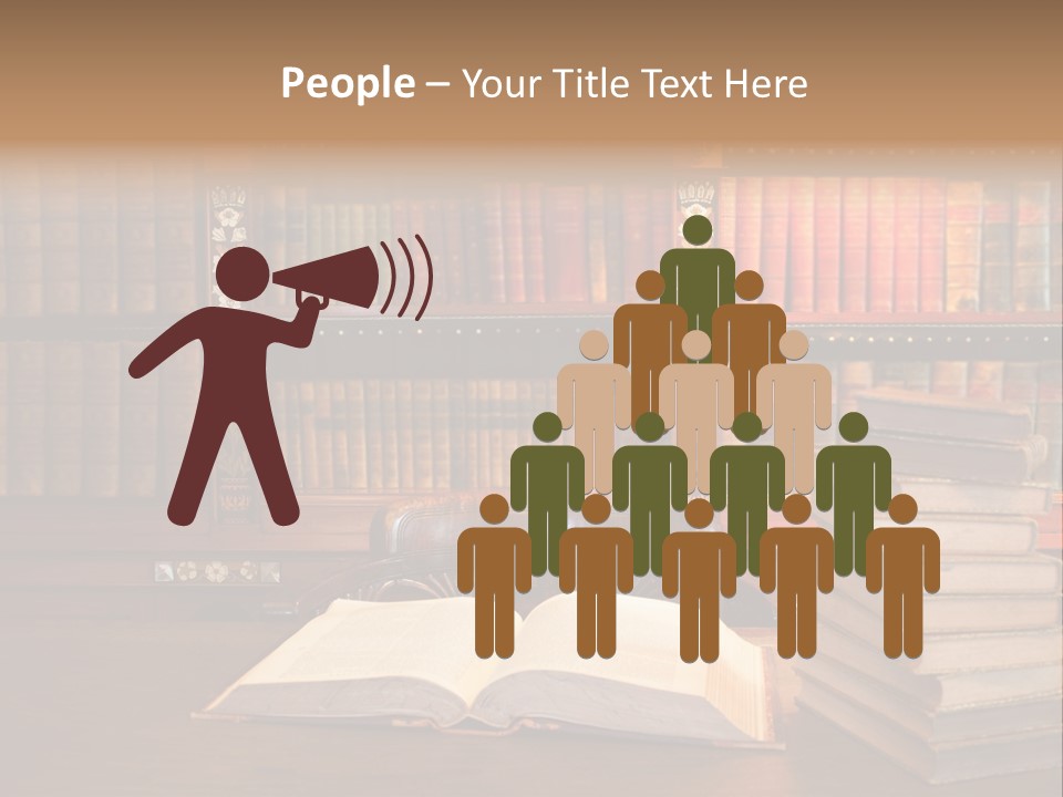 Law Lampshade Table PowerPoint Template