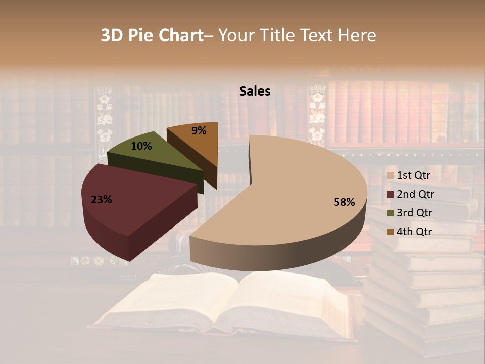 Law Lampshade Table PowerPoint Template