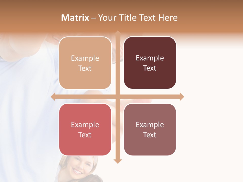 Isolate Woman People PowerPoint Template