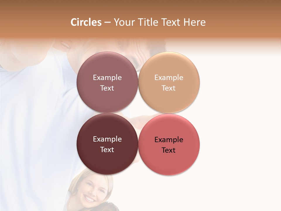 Isolate Woman People PowerPoint Template