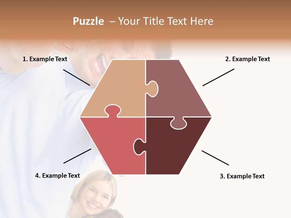 Isolate Woman People PowerPoint Template