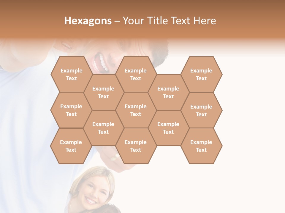 Isolate Woman People PowerPoint Template