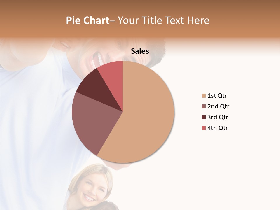 Isolate Woman People PowerPoint Template