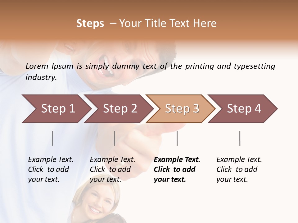Isolate Woman People PowerPoint Template