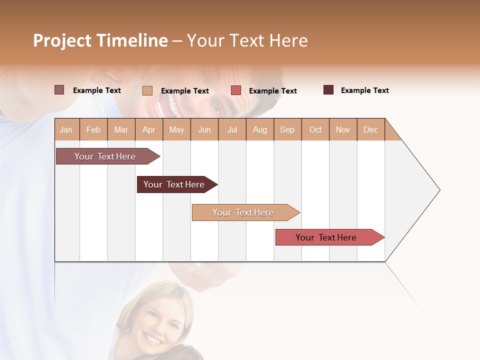 Isolate Woman People PowerPoint Template