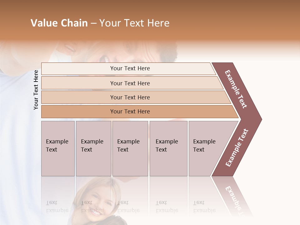 Isolate Woman People PowerPoint Template