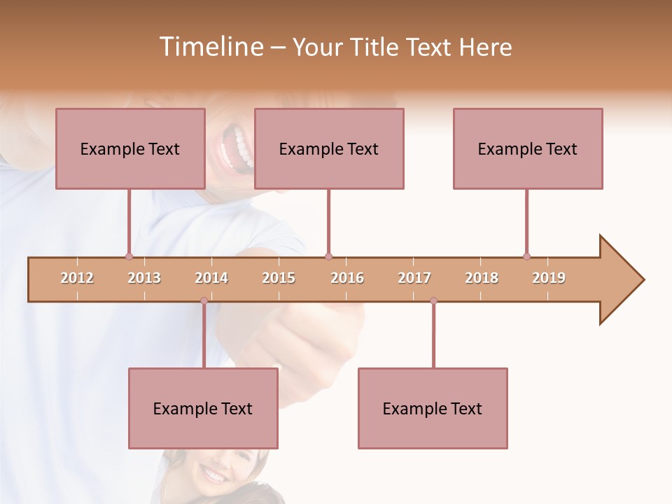 Isolate Woman People PowerPoint Template
