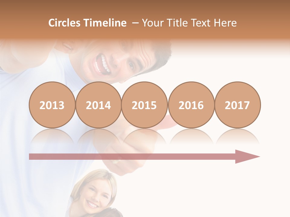 Isolate Woman People PowerPoint Template