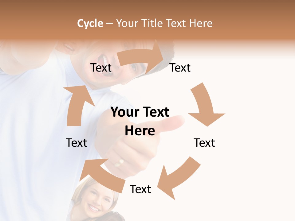 Isolate Woman People PowerPoint Template