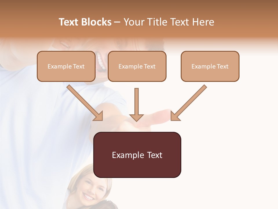 Isolate Woman People PowerPoint Template