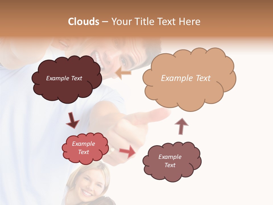 Isolate Woman People PowerPoint Template