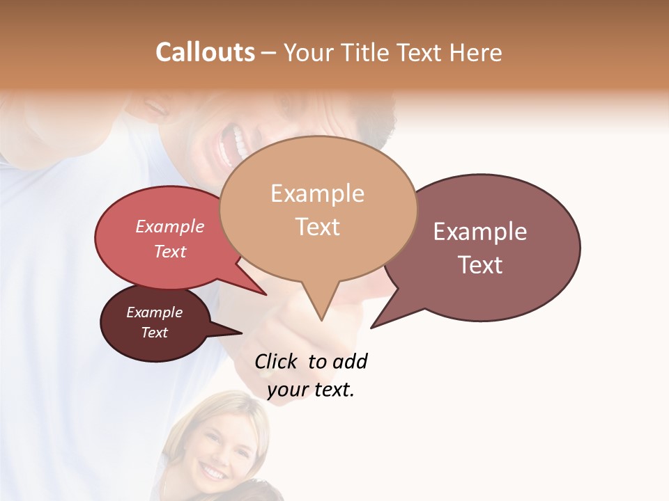 Isolate Woman People PowerPoint Template