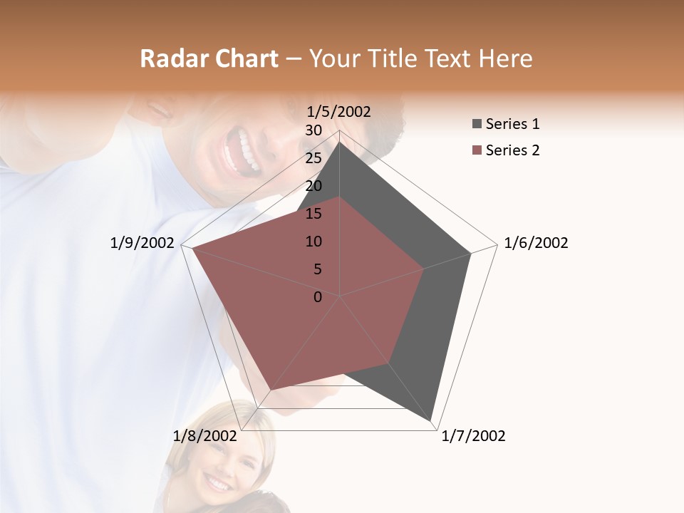 Isolate Woman People PowerPoint Template