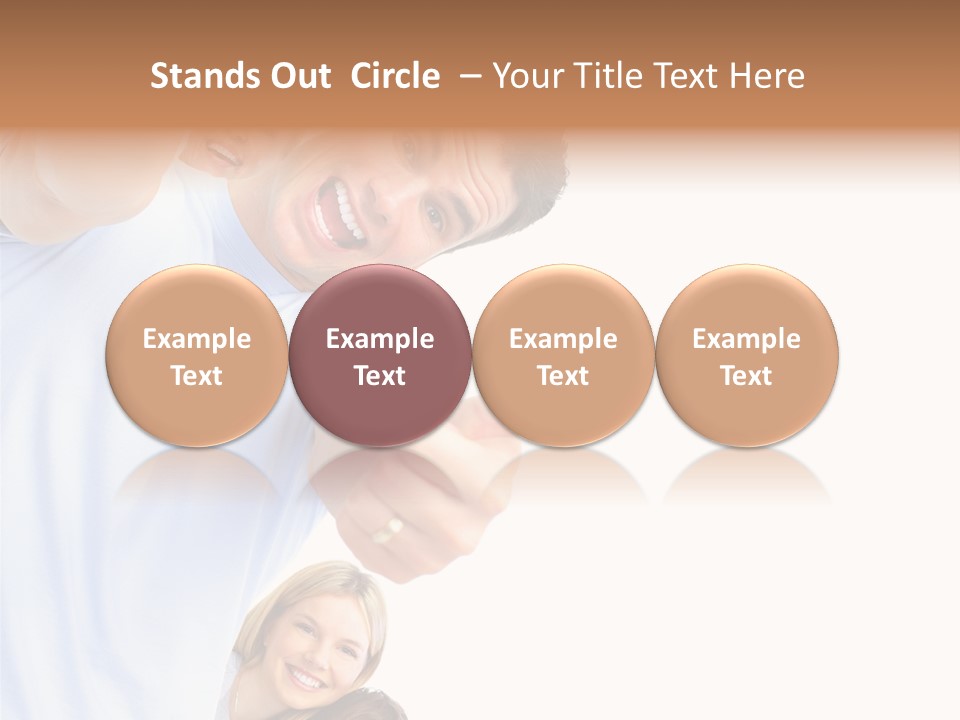 Isolate Woman People PowerPoint Template