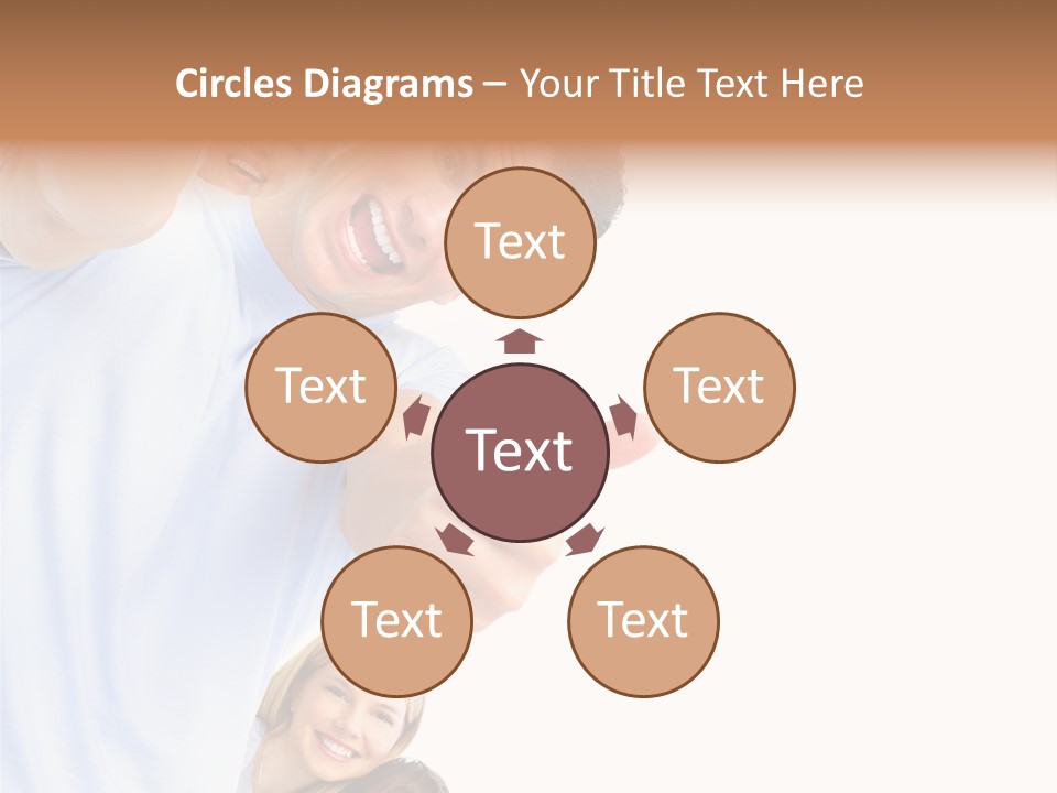 Isolate Woman People PowerPoint Template