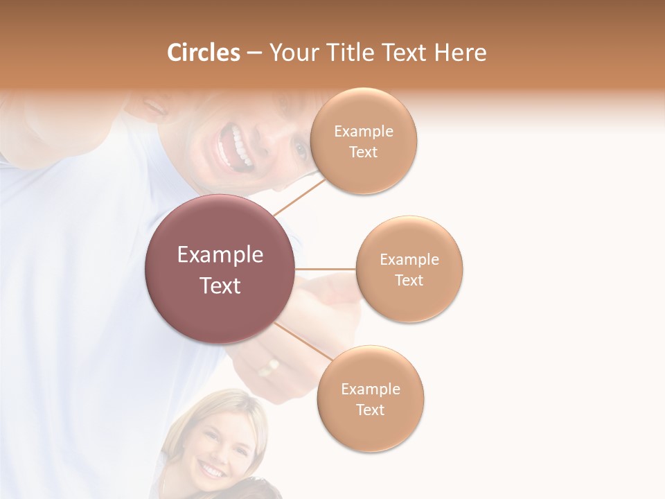 Isolate Woman People PowerPoint Template