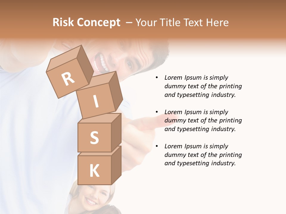 Isolate Woman People PowerPoint Template