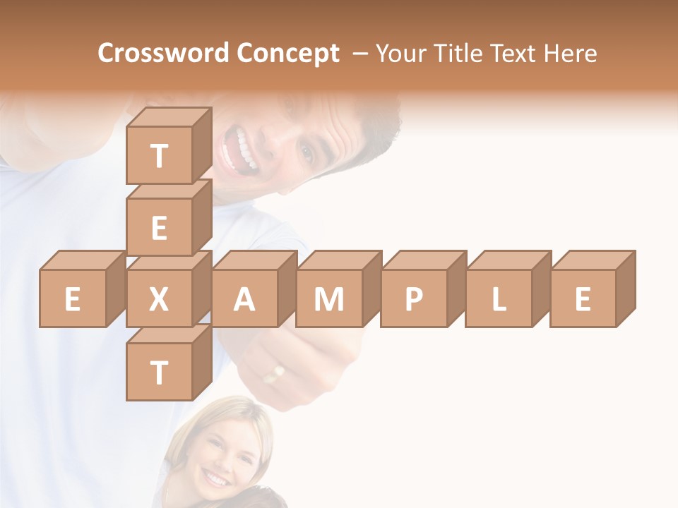 Isolate Woman People PowerPoint Template