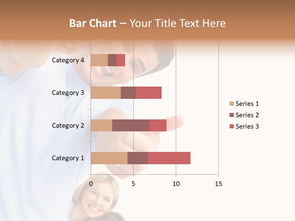 Isolate Woman People PowerPoint Template