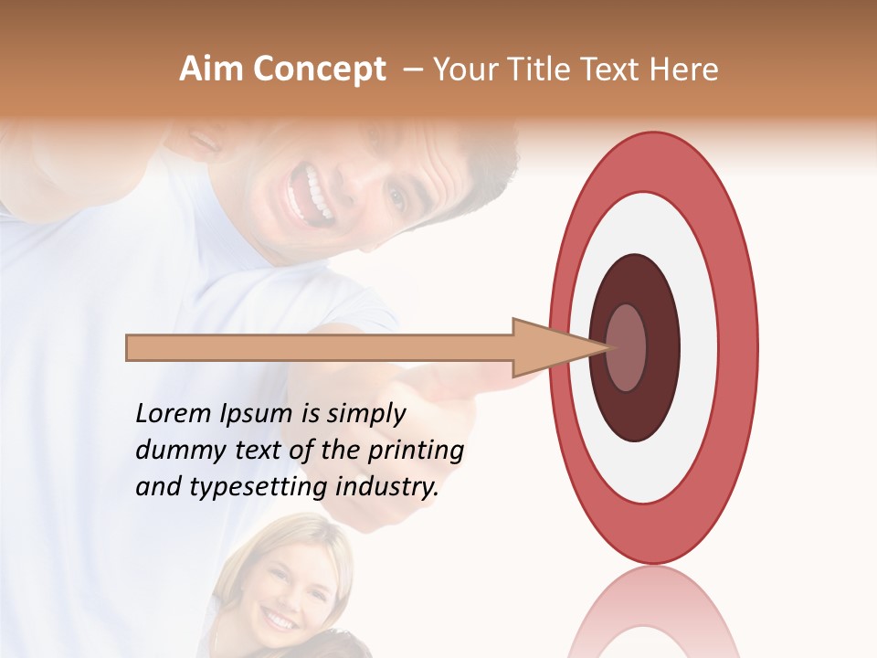 Isolate Woman People PowerPoint Template