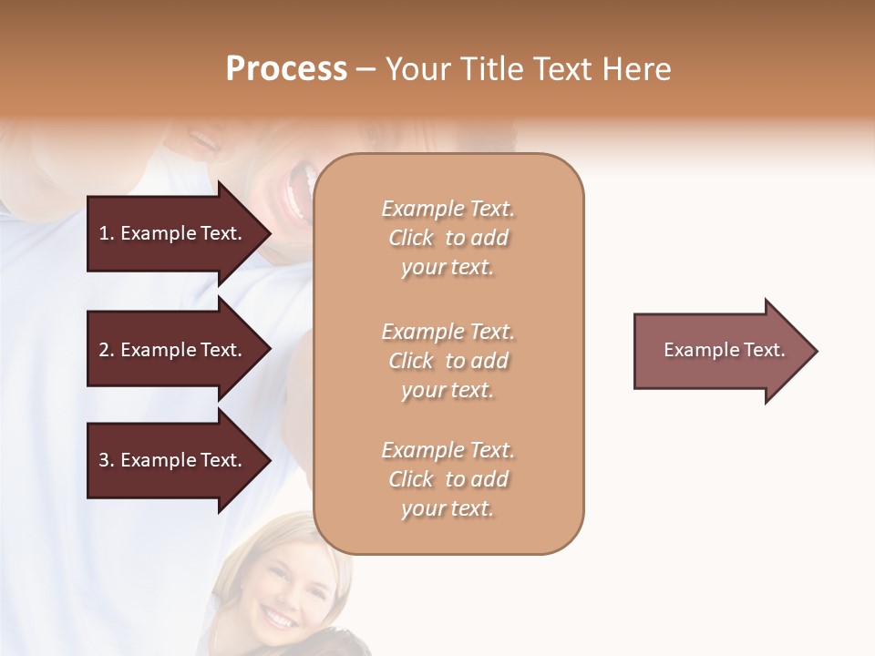 Isolate Woman People PowerPoint Template