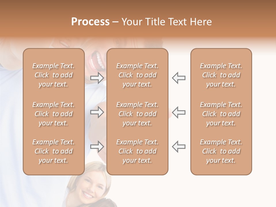 Isolate Woman People PowerPoint Template