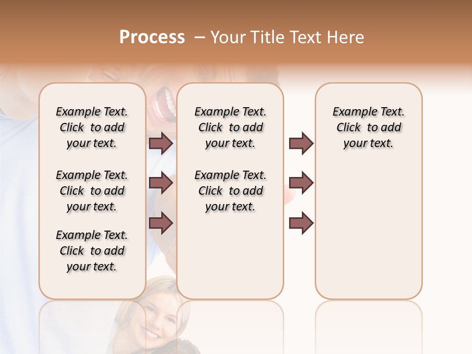 Isolate Woman People PowerPoint Template