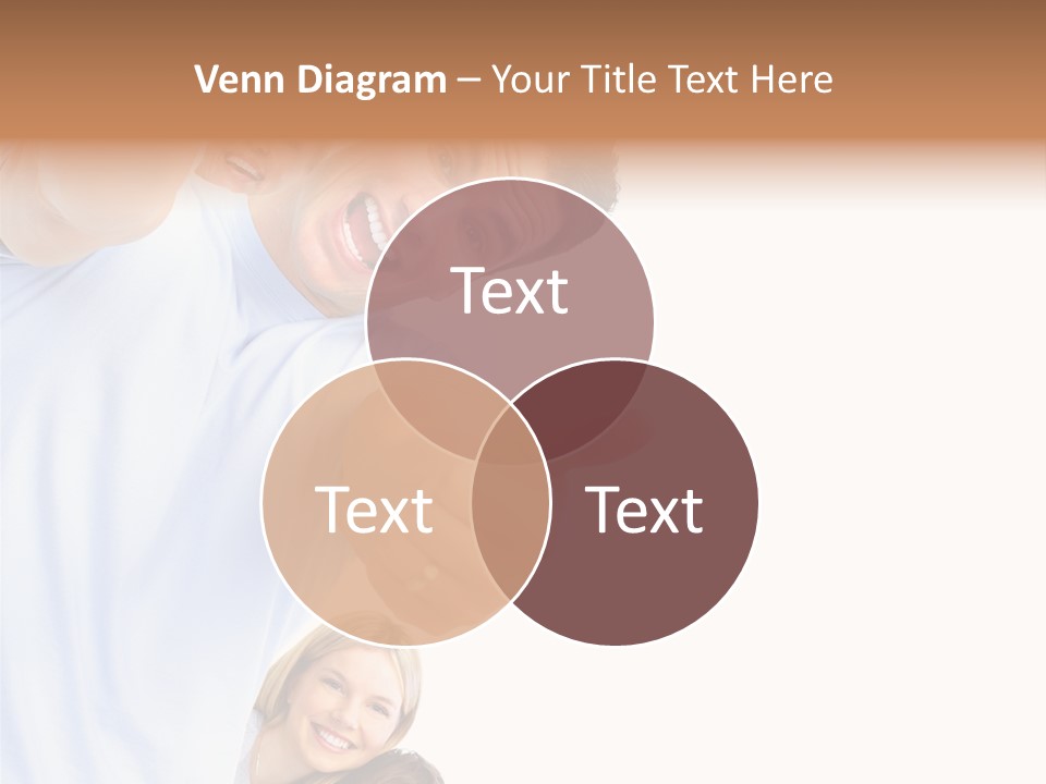 Isolate Woman People PowerPoint Template