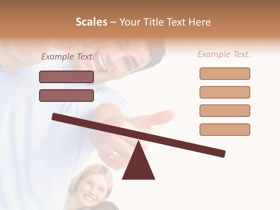 Isolate Woman People PowerPoint Template