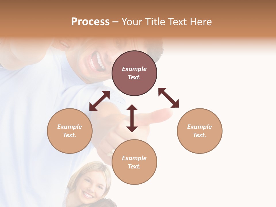Isolate Woman People PowerPoint Template