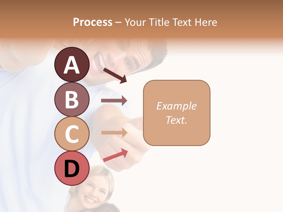 Isolate Woman People PowerPoint Template