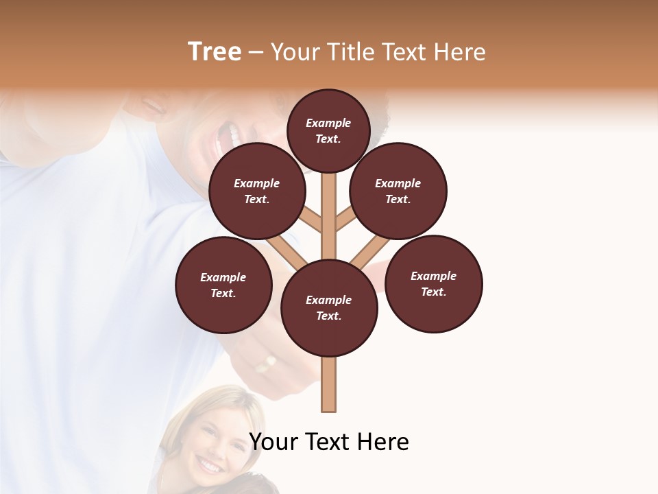 Isolate Woman People PowerPoint Template