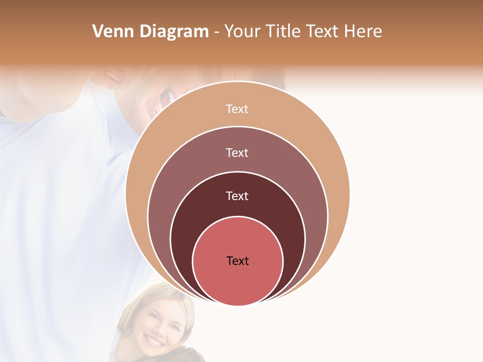 Isolate Woman People PowerPoint Template