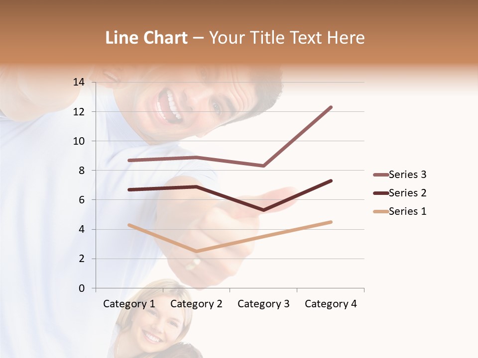 Isolate Woman People PowerPoint Template