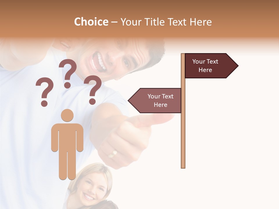 Isolate Woman People PowerPoint Template