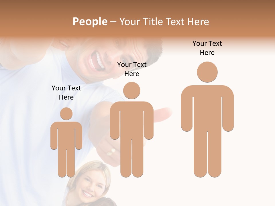 Isolate Woman People PowerPoint Template