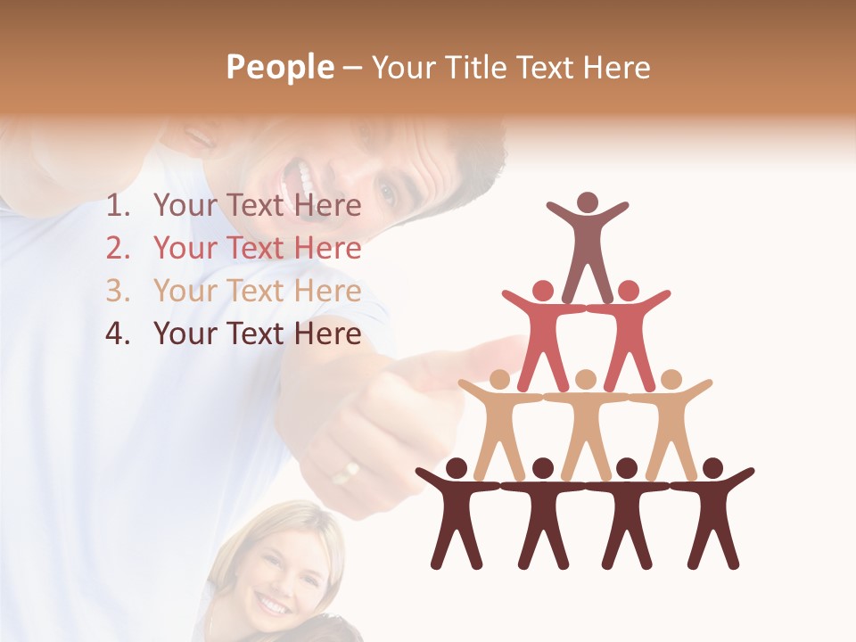 Isolate Woman People PowerPoint Template