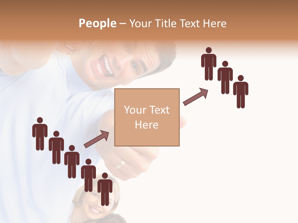 Isolate Woman People PowerPoint Template