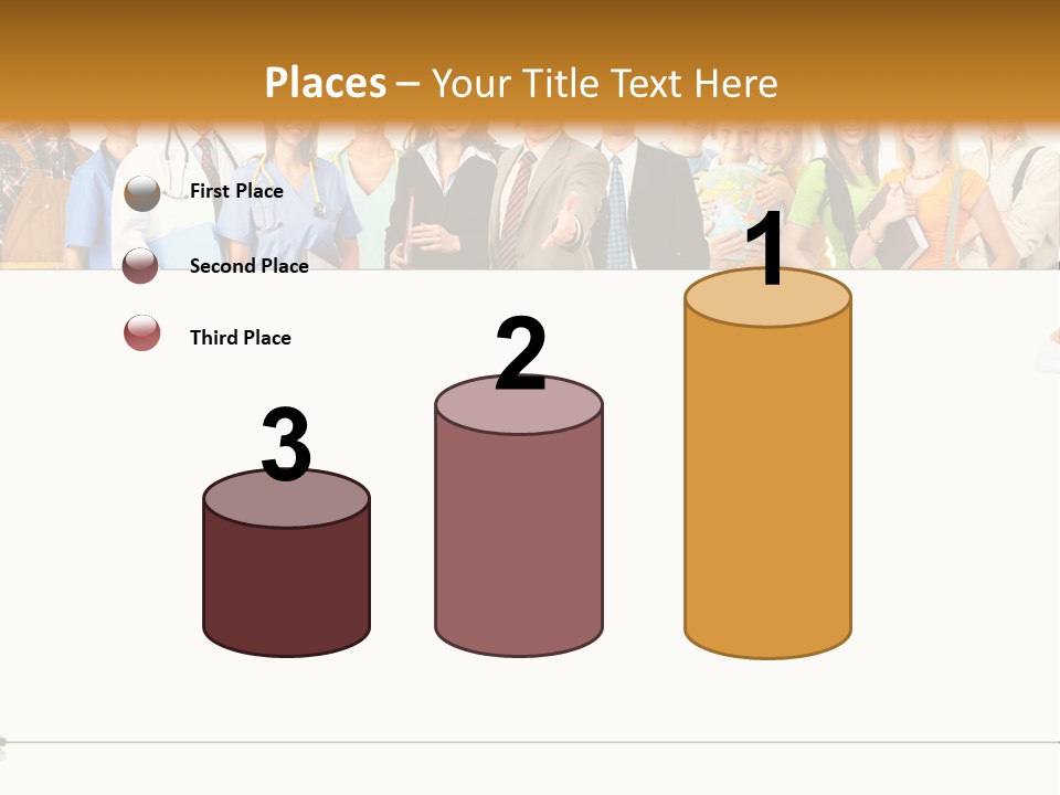 Background Smiling Isolated PowerPoint Template