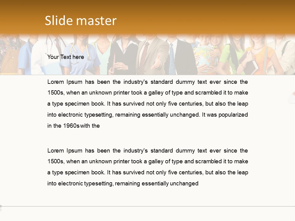 Background Smiling Isolated PowerPoint Template