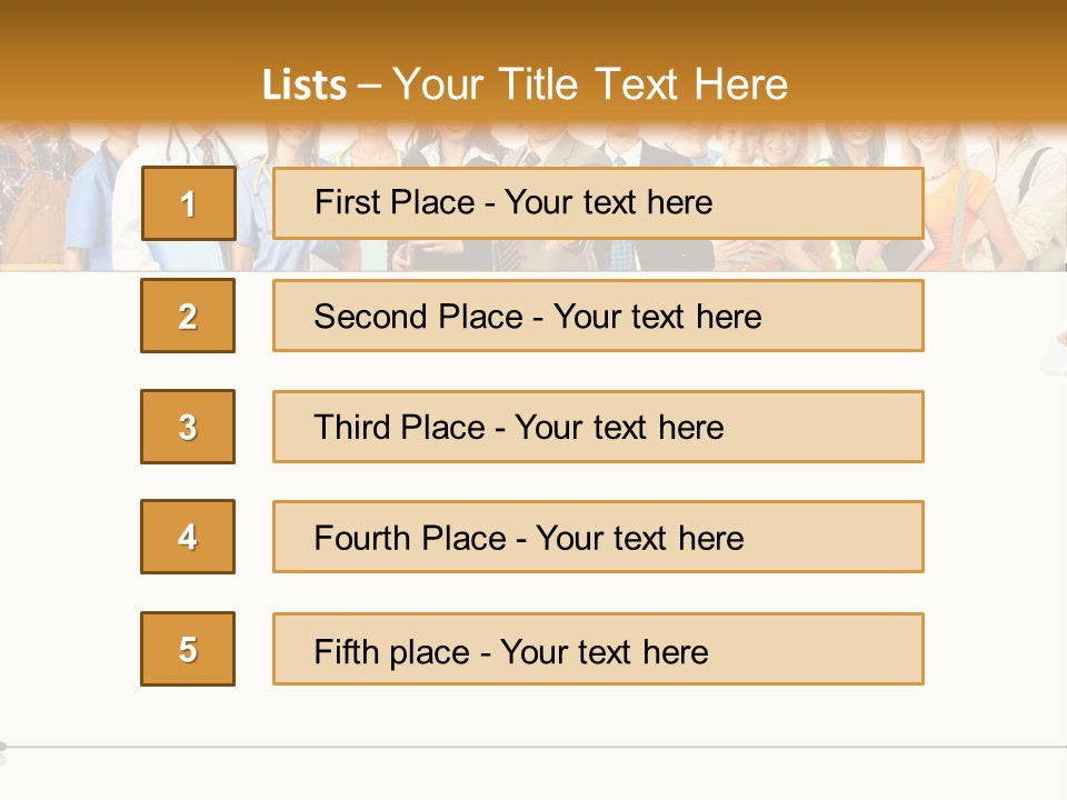 Background Smiling Isolated PowerPoint Template