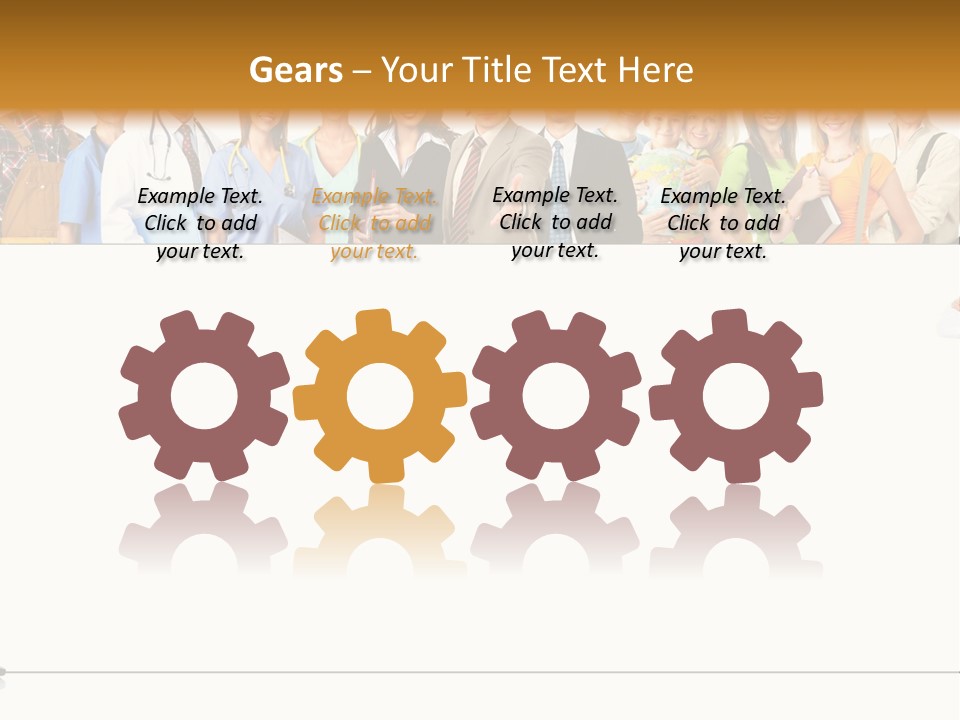 Background Smiling Isolated PowerPoint Template