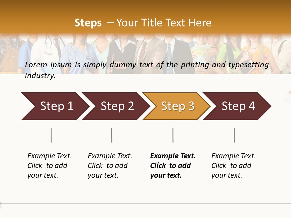 Background Smiling Isolated PowerPoint Template
