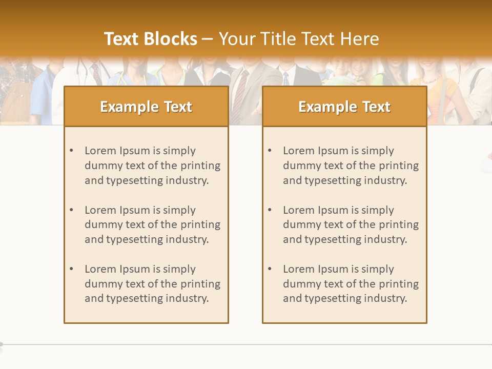 Background Smiling Isolated PowerPoint Template