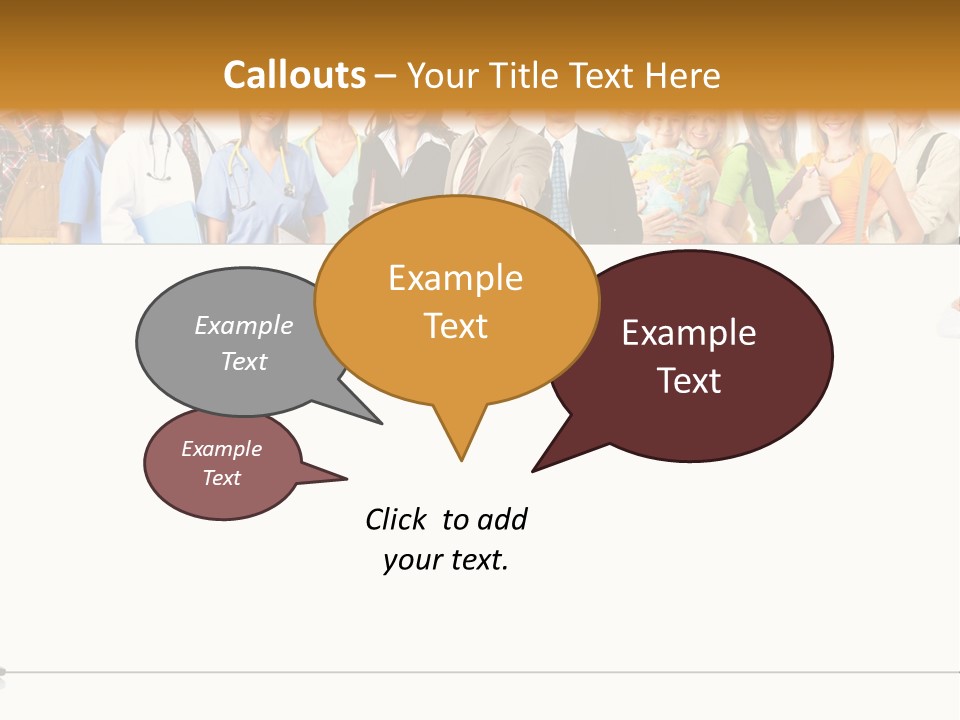 Background Smiling Isolated PowerPoint Template