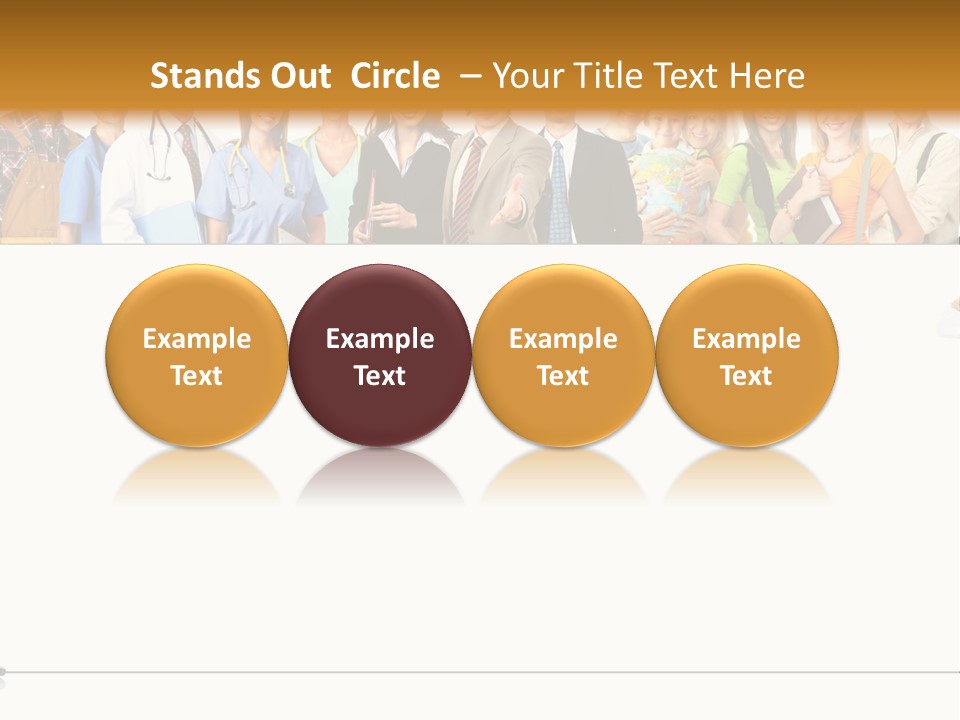 Background Smiling Isolated PowerPoint Template