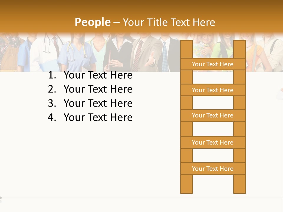 Background Smiling Isolated PowerPoint Template